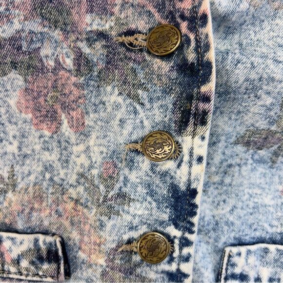 1980s crop fit 100 percent cotton vest Vivaldi vintage vest large - Picture 10 of 12